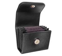 Lokyoyo Estuche redondo de almacenamiento de filtro de cámara de 6 capas, se adapta a filtros ≤ 82 mm, organizador de filtros portátil con hebilla magnética, piel sintética para una protección sin