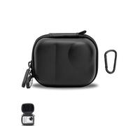 Lokyoyo Funda de transporte para cámara Insta.360 GO Ultra, piel sintética impermeable y a prueba de golpes, cámara de almacenaje, cremalleras dobles con mosquetón, funda protectora de almacenamiento