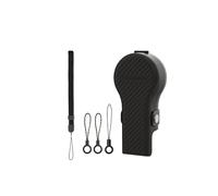 Lokyoyo Funda protectora rígida compatible con DJI Osmo Pocket 4 3, a prueba de golpes, antiarañazos, con interior de silicona y cordón portátil, gris, Funda protectora portátil