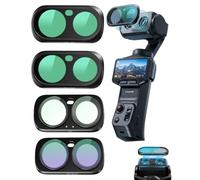 Lokyoyo Kit de filtro magnético compatible con Insta360 Luna Ultra, 4 en 1 ND8 + ND32 + niebla negra 1/4 + polarizador CPL para Pro Outdoor Creator Kit (kit de video 4 en 1 para aventuras al aire