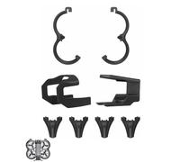 Lokyoyo Kit de protección anticolisión compatible con DJI Neo 2 | Protector de hélice, tren de aterrizaje, parachoques cardán y protección trasera (negro - compatible con transmisor de video)