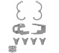 Lokyoyo Kit de protección anticolisión compatible con DJI Neo 2 | Protector de hélice, tren de aterrizaje, parachoques cardán y protección trasera (gris, compatible con transmisor de video)