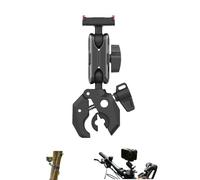 Lokyoyo Soporte de cámara Super Clamp para DJI OSMO 360/Action 5 Pro/4, abrazadera de metal de rotación de 360° con base magnética, no necesita accesorios adicionales, para manillar de bicicleta