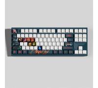 LOL 30 Tapas de Teclas Perfil OEM Ergonómico, Material PBT OEM Perfil Tinte Sublimación Disposición, Compatible con la Mayoría de Teclados Mecánicos (Miss Fortune)