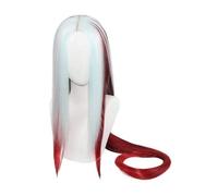 LOL Dawnbringer Night Skin Soraka largo recto mezclado color 2 versiones pelucas de cosplay Halloween pelo sintético persona oscura