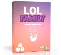 LOL FAMILY - Risas prohibidas,Juego de cartas para toda la familia a partir de 8 a 10 años,110 cartas,Juegos de mesa,Juego de fiesta,Regalo para adultos y adolescentes