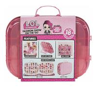LOL Surprise! Desfile de Modas, Set de Almacenamiento/Juego para Llevar con Mu eca Incluida - Rosa Claro