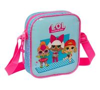 Safta LOL SURPRISE! DIVAS - Bandolera Pequeña, Bandolera Infantil, Bolso Niño, Ideal para Niños de 5 a 14 Años, Cómoda y Versátil, Calidad y Resistencia, 16x4x18 cm, Color Azul