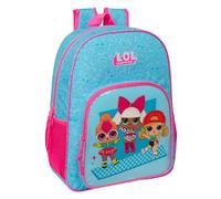 Safta Mochila escolar niño LOL SURPRISE! DIVAS adaptable a carro 33x14x42 cm azul