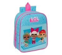 LOL SURPRISE! DIVAS - Mochila Infantil, Mochila Niño, Mochila Escolar, Adaptable a Carro, Ideal para Guardería, Cómoda y Versátil, Calidad y Resistencia, 22x10x27 cm, Color Azul