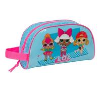 LOL Surprise! Divas - Neceser Grande Niño, Neceser Infantil, Adaptable a Carro, Ideal para Niños de 5 a 14 Años, Cómodo y Versátil, Calidad y Resistencia, 26x16x9 cm, Color Azul