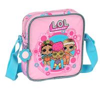 LOL SURPRISE! Glow Girl - Bandolera Pequeña, Bandolera Infantil, Bolso Niño, Ideal para Niños de 5 a 14 Años, Cómoda y Versátil, Calidad y Resistencia, 16x4x18 cm, Color Rosa