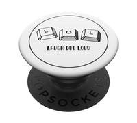 LOL Teclado Gaming Teclas en el Aire PopSockets PopGrip Adhesivo
