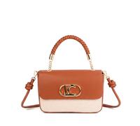 LOLA CASADEMUNT Bolsos, neceseres y maletas para mujer Bandolera con solapa efecto piel bicolor