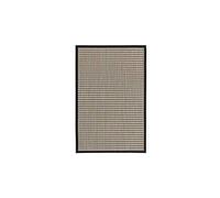 Lola Home Alfombra vinílica de PVC para Exterior Negra rústica de 60x90 cm, LOLAhome (125870)