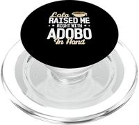 Lola me crió bien con Adobo en la mano divertidos amantes del Adobo PopSockets PopGrip para MagSafe