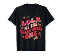 Lola of The Berry Sweet One Strawberry 1st Birthday Matching Camiseta