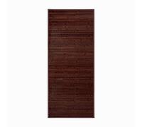 LOLAhome Alfombra de bambú, Antideslizante, Antimanchas, Resistente a la Humedad, para Salón, Dormitorio, Cocina, Baño, Pasillo, Garaje- “Marrón Chocolate” de “175x75 cm
