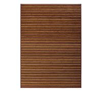 LOLAhome Alfombra de bambú Marrón y Natural de 180x250 cm, Antideslizante, Anti Manchas, Resistente a la Humedad, para Salón, Dormitorio, Cocina, Baño, Pasillo, Garaje