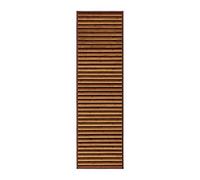 LOLAhome Alfombra de bambú Marrón y Natural de 60x200 cm, Antideslizante, Anti Manchas, Resistente a la Humedad, para Salón, Dormitorio, Cocina, Baño, Pasillo, Garaje