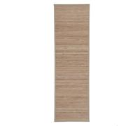 LOLAhome Alfombra de bambú Natural de 60x200 cm, Antideslizante, Anti Manchas, Resistente a la Humedad, para Salón, Dormitorio, Cocina, Baño, Pasillo, Garaje