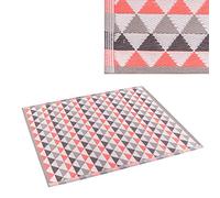 LOLAhome Alfombra de salón Coral de Polipropileno étnica para Comedor de 160 x 230 cm Sol Naciente