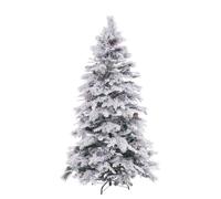 LOLAhome Árbol de Navidad Artificial Nevado 150cm 180cm 210cm - Árbol Realista con Nieve, Piñas y Ramas Desmontables, Incluye Soporte Desmontable (180cm)