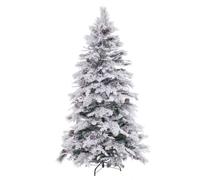 LOLAhome Árbol de Navidad Artificial Plegable con 595 Ramas Mixtas ignífugas nevado de 210 cm
