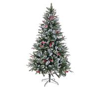 LOLAhome Árbol de Navidad Plegable Artificial con 1452 Ramas Mixtas ignífugas Verdes de 240 cm