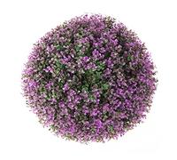 LOLAhome Bola boj clásica Lila de plástico para decoración Garden