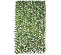 LOLAhome Celosía Extensible con seto Artificial Premium Hiedra de 2x1 m | Realista y Natural, Alta Ocultación, Tratamiento UV, No inflamable, Transpirable | para Jardín, Balcón, Terraza o Piscina