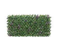LOLAhome Celosía Extensible con seto Artificial Premium Hojas Moradas de 1,8x0,9 m | Realista y Natural, Alta Ocultación, Tratamiento UV, No inflamable, Transpirable | para Jardín, Balcón, Terraza