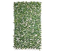 LOLAhome Celosía Extensible con seto Artificial Premium Laurel de 2x1 m | Realista y Natural, Alta Ocultación, Tratamiento UV, No inflamable, Transpirable | para Jardín, Balcón, Terraza o Piscina