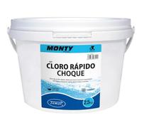 LOLAhome Cloro de Choque para acción rápida granulado de 2, 5 kg | Control y desinfección del agua.
