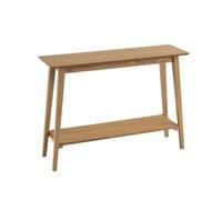 LOLAhome Consola Recibidor de Estilo Nórdico de Color Natural de 100 cm de Ancho, 30 cm de Fondo y 72 cm de Altura