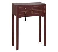 LOLAhome Consola Madera de Abeto Madera MDF 63 x 26 x 85 cm