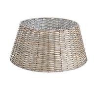 LOLAhome Cubre pie Desmontable para árbol de Navidad Color Mimbre Natural | Oculta la base metálica de tu árbol y dale un soporte estético encantador. Montaje rápido que eleva la decoración al instante