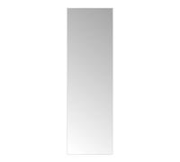 LOLAhome Espejo de Pared Blanco de 145x45 cm Rectangular, con Marco Fino de Plástico Blanco, Ideal para Vestidor, Dormitorio o Recibidor. Preparado para Colgar en Horizontal o Vertical