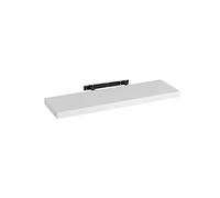 LOLAhome Estante de Pared Flotante de Madera MDF Blanco Decorativo,Balda de Pared,De 23x80 cm para Salón, Cocina, Oficina, Dormitorio,Resistente