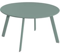 LolaHome Mesita de jardín anidable Marzia acero verde