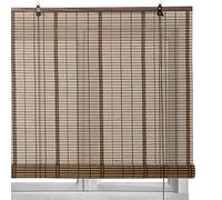 LOLAhome - Persiana Estor Enrollable de bambú Natural de Estilo rústico para Dar Sombra, protección Solar o escurecer Puertas o Ventanas (marrón, 160X180 CM)