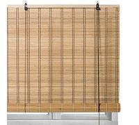 LOLAhome - Persiana Estor Enrollable de bambú Natural de Estilo rústico para Dar Sombra, protección Solar o escurecer Puertas o Ventanas (Natural, 120X180 CM)