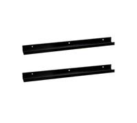 LOLAhome | Repisas de Pared | Balda Flotante Madera| Estante con Bordes | Estantería Estrecha para Cuadros Fotos y Decoración