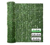 LOLAhome Seto Artificial Verde de 1x3 m | 1 Unidad | Alta Ocultación, con Tratamiento UV, Realista y Natural, No inflamable, Transpirable | para Jardín, Balcón, Ático, Terraza o Piscina.