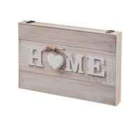 LOLAhome - Tapa Contador Luz o Cuadro Eléctrico de Madera Decorado con Texto Home de 46x31x6 cm