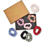 Lolalet 8 Scrunchies para Pelo, Coleteros Suaves para Cabello Goma de Pelo Lazos Elásticos Colores para Mujer y Chica -C
