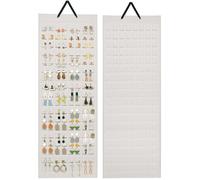 Lolalet Organizador de Pendientes Colgantes, Soporte de Aretes para Colgar en Pared para Mujeres y Chicas con Capacidad para hasta 304 pares de Pendientes -Crema