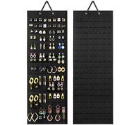 Lolalet Organizador de Pendientes Colgantes, Soporte de Aretes para Colgar en Pared para Mujeres y Chicas con Capacidad para hasta 304 pares de Pendientes -Negro
