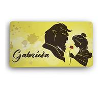 LolaPix Alfombrilla Raton Gaming. Alfombrilla Personalizada. Protector Mesa de Escritorio XXL. 600 * 350 * 2mm. Base de Goma Antideslizante. Mouse Pad Gaming. Bella Y Bestia