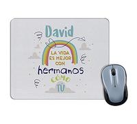 LolaPix Alfombrilla ratón Regalo. Regalos Personalizados. Alfombrilla ratón. Regalo Original. Padre. Madre. Varios diseños. Vida Azul